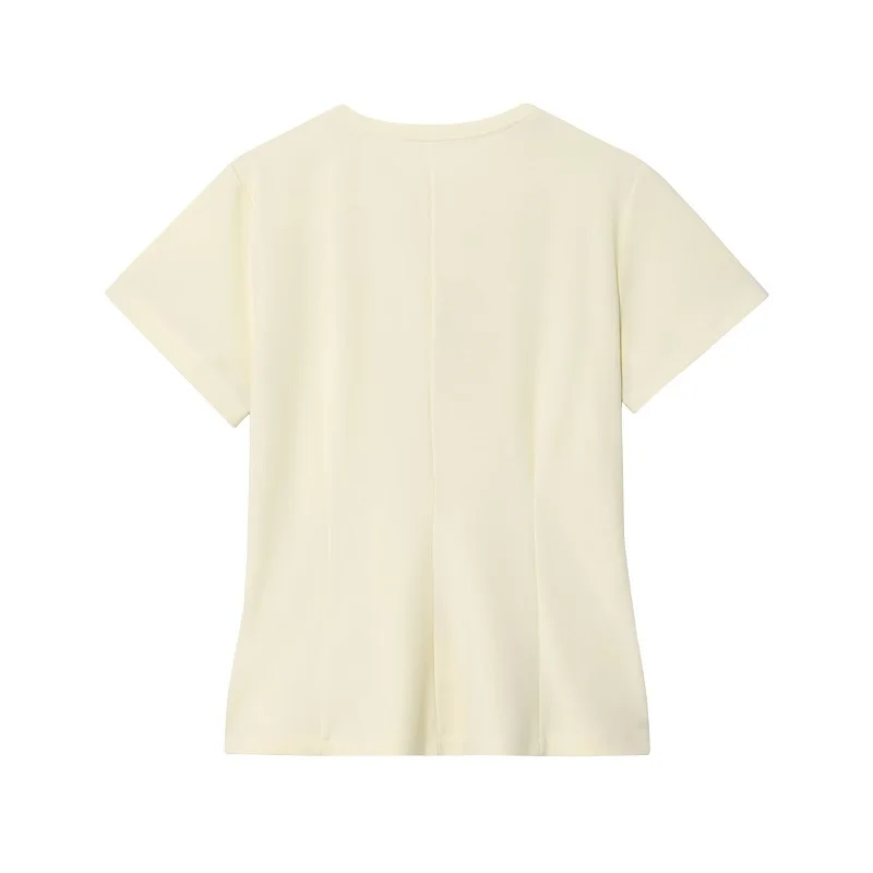 MUJER แฟชั่นฟิตเนสเสื้อผู้หญิงแขนสั้นผู้หญิง Streetwear เสื้อลําลองผู้หญิงเสื้อวันหยุดเสื้อยืดวินเทจ