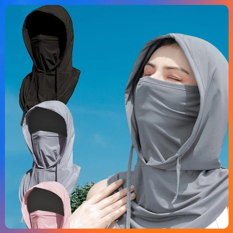 Balaclava Multifunktionaler Sonnenschutzhut, Nackenschutz, winddicht, Sonnenschutz, staubdicht, Sonnenmaske, geeignet für Motorrad, Angeln, C