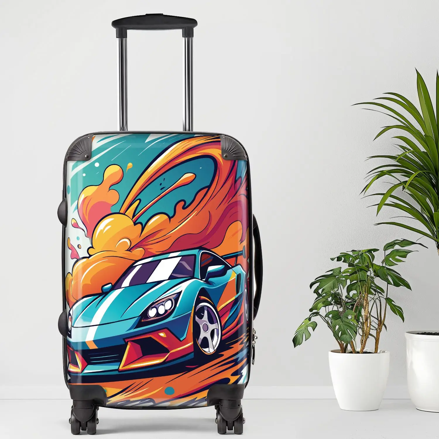 

Car6 Luggage, 20/24/28 Inch Luggage, Carry-On, Custom Luggage, Luggage Set, Suitcase, Travel, Vacation, Cabin Suitcase, Custom S
