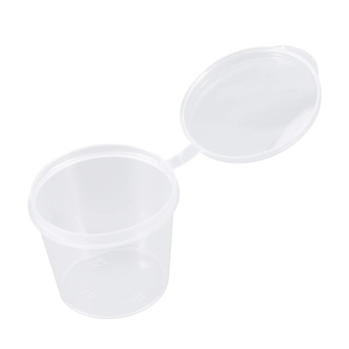 

50pcs 25ml 40ml Jelly Cups with Lids Perfect for Yogurt Mousses Sauces Condiments Portion Control