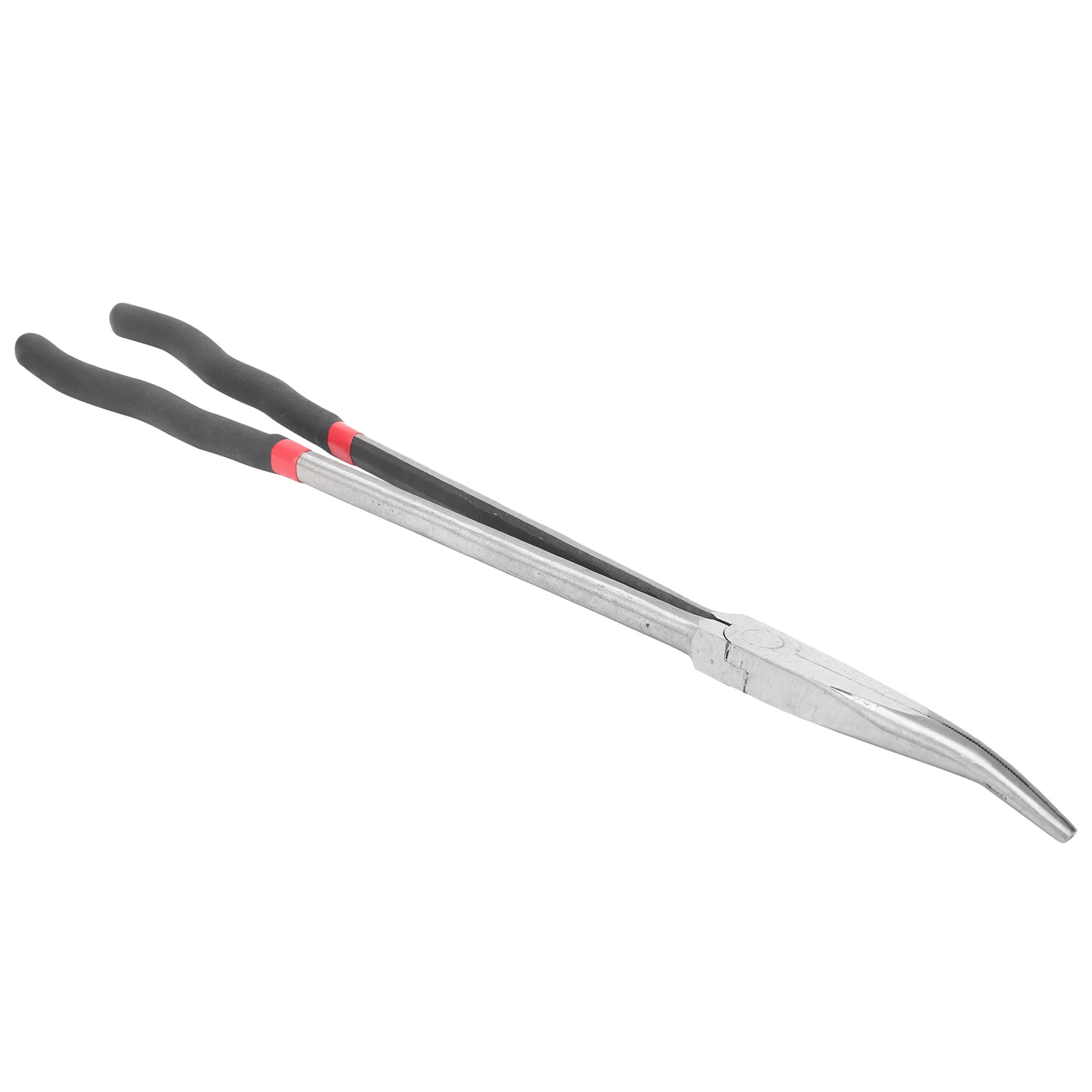 16in 400mm Needle Nose Pliers 25° Long‑Handled Tool Steel High Temperature Quenching Clamp