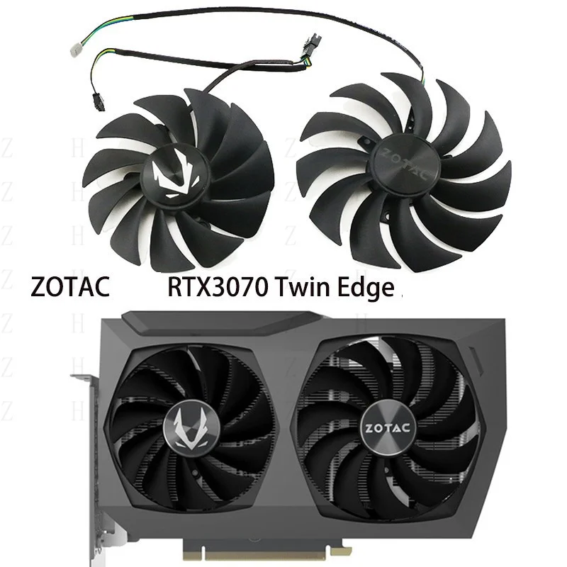 H For ZOTAC RTX3070 8GB Twin Edge graphics cooling fan