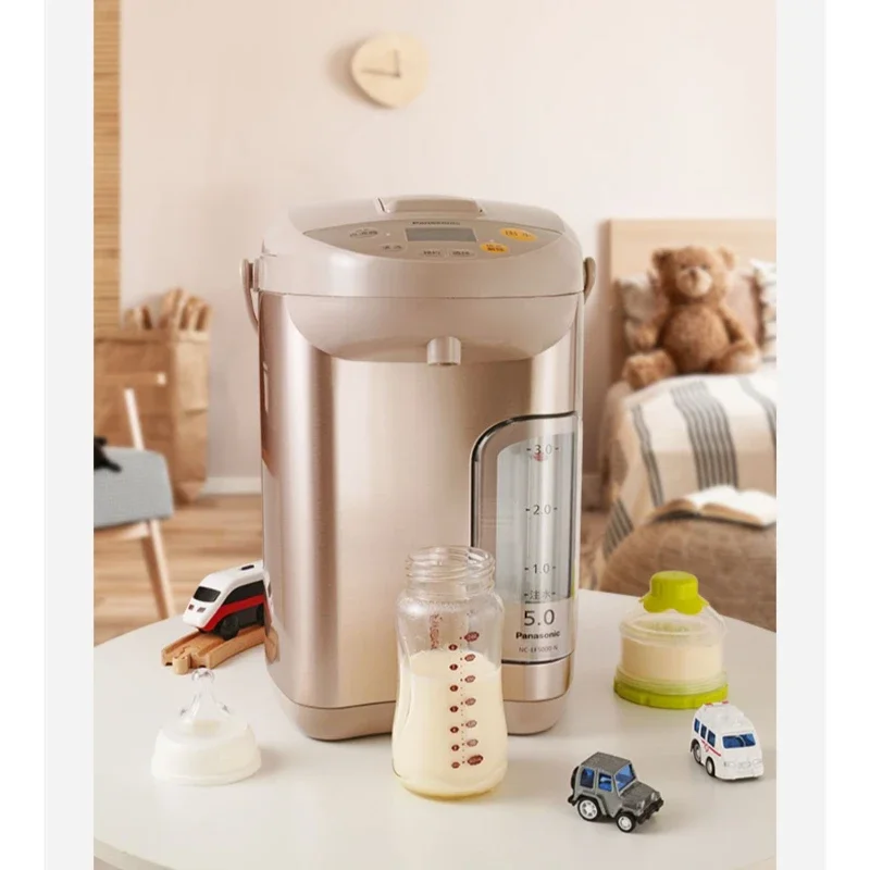 Электрический чайник, сохранение тепла, удаление хлора, встроенный электрический чайник с постоянной температурой, 5 л, бытовая техника, 3)لاية