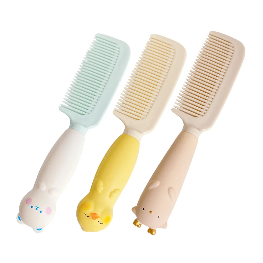 

3pcs Animal Combs For Women Wide Tooth Detangling Comb For Curly Wavy Hair Wet Use Shower Styling Durable Hair Comb Bulk