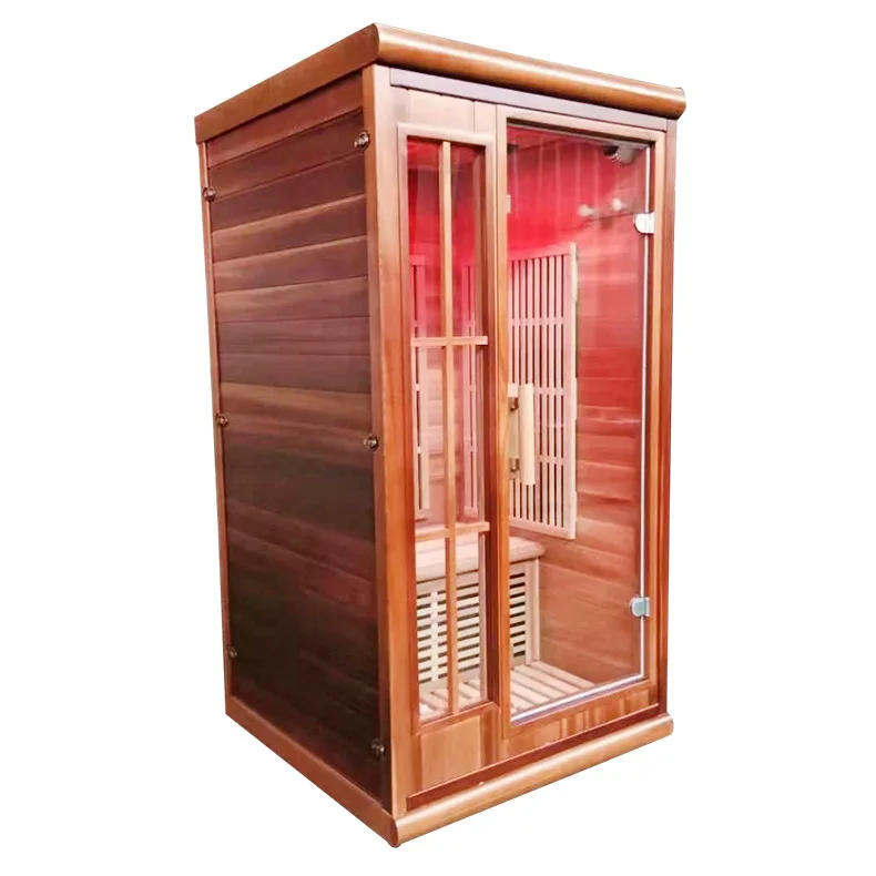 Graphene Far Light Wave Red Cedar Single Sauna Room Household Commercial Steam Room Health