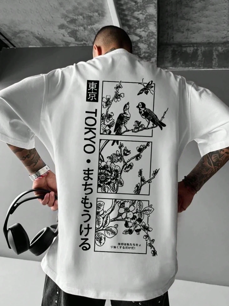 

Мужская одежда, лето 2029, футболки с графическим принтом, модные брендовые повседневные свободные женские футболки с короткими рукавами большого размера, одежда Y2k