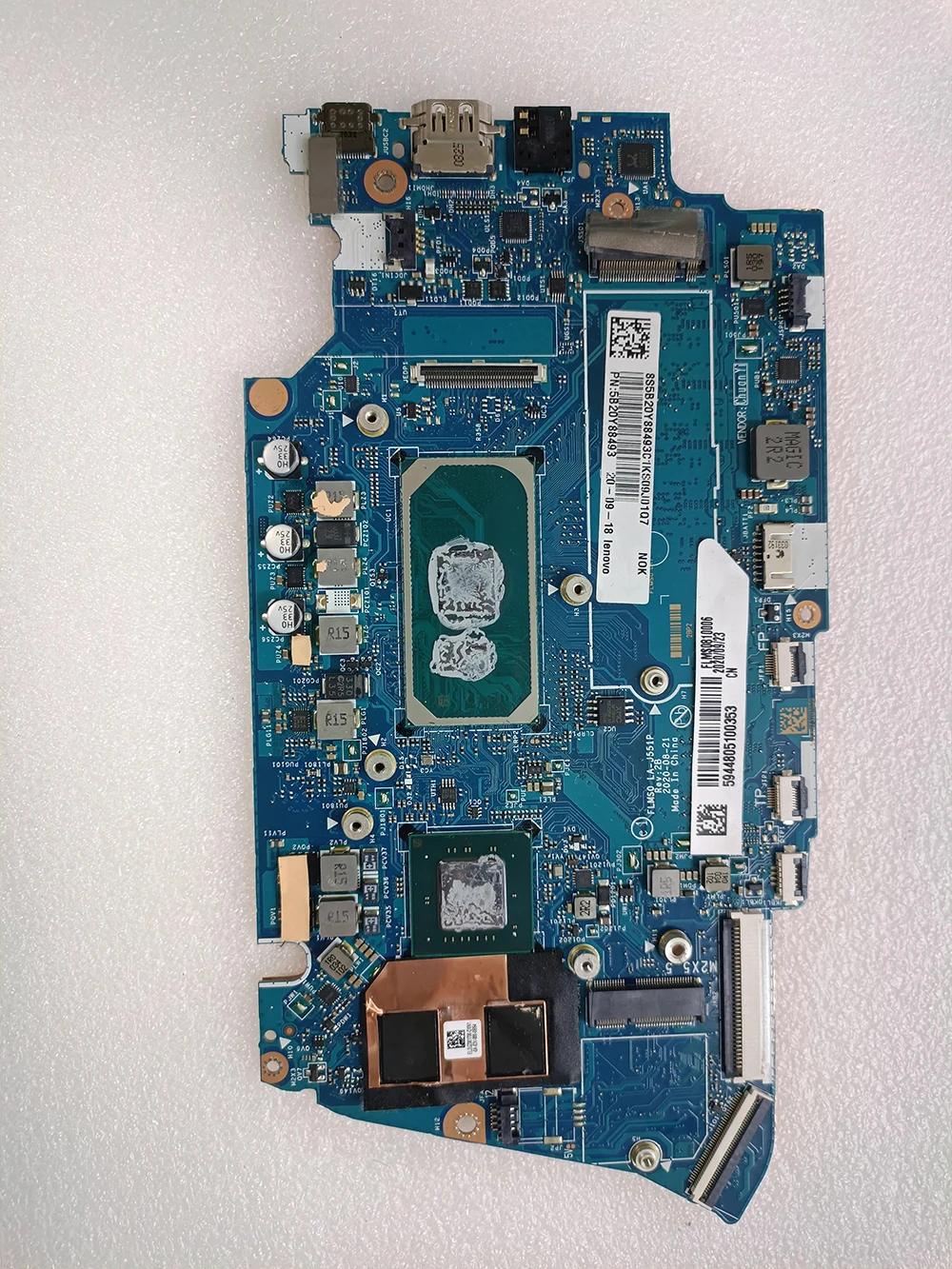 FLMS0 LA-J551P for Lenovo Ideapad 5-14IIL05 Laptop Motherboard with I5-1035G1 CPU 8GB-RAM FRU:5B20Y88493