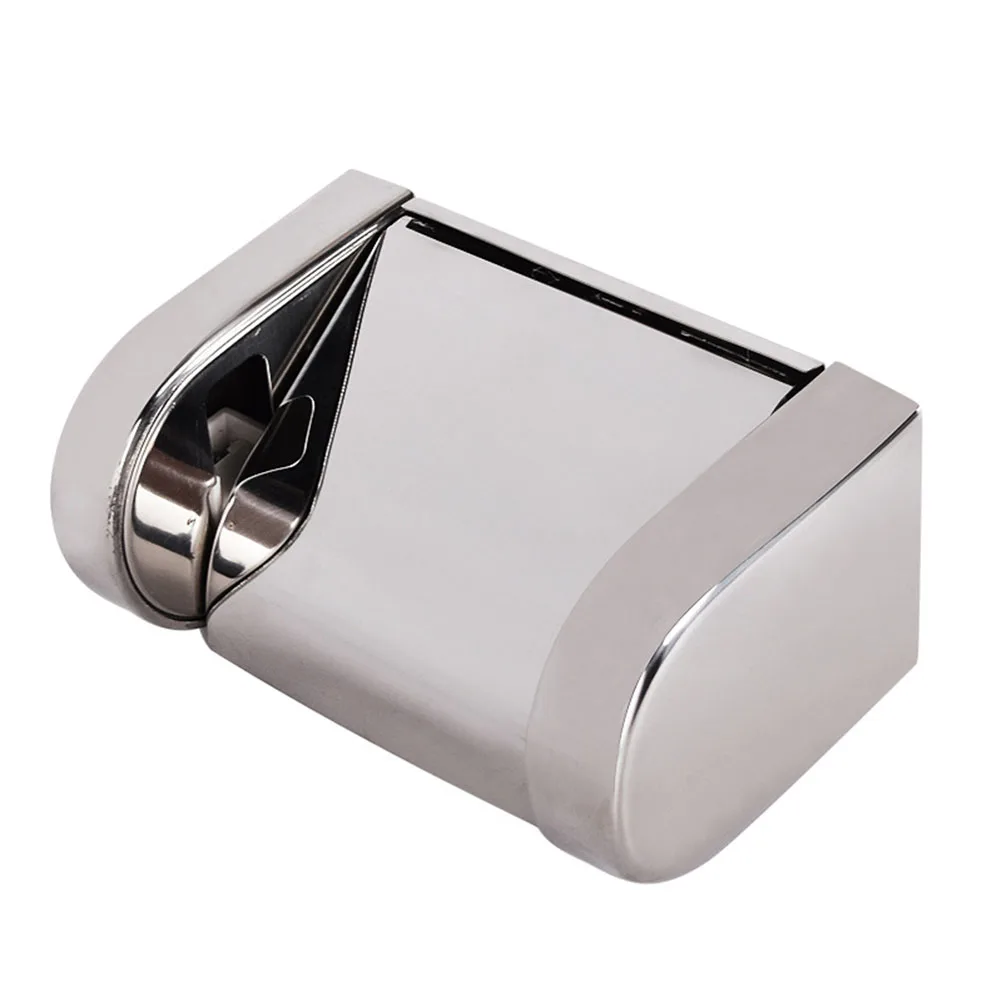 

Stainless Steel Paper Towel Holder Tissue Stand Storage Rack for Home Bathroom Anti Splashing Suitable