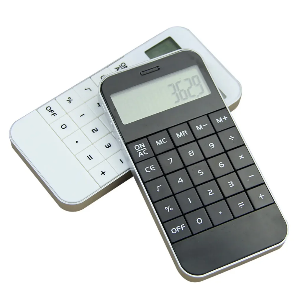 Student Calculator Ultra Thin Big Button Digit Calculator Energy Saving Impact Resistant Electronic Calculator for School