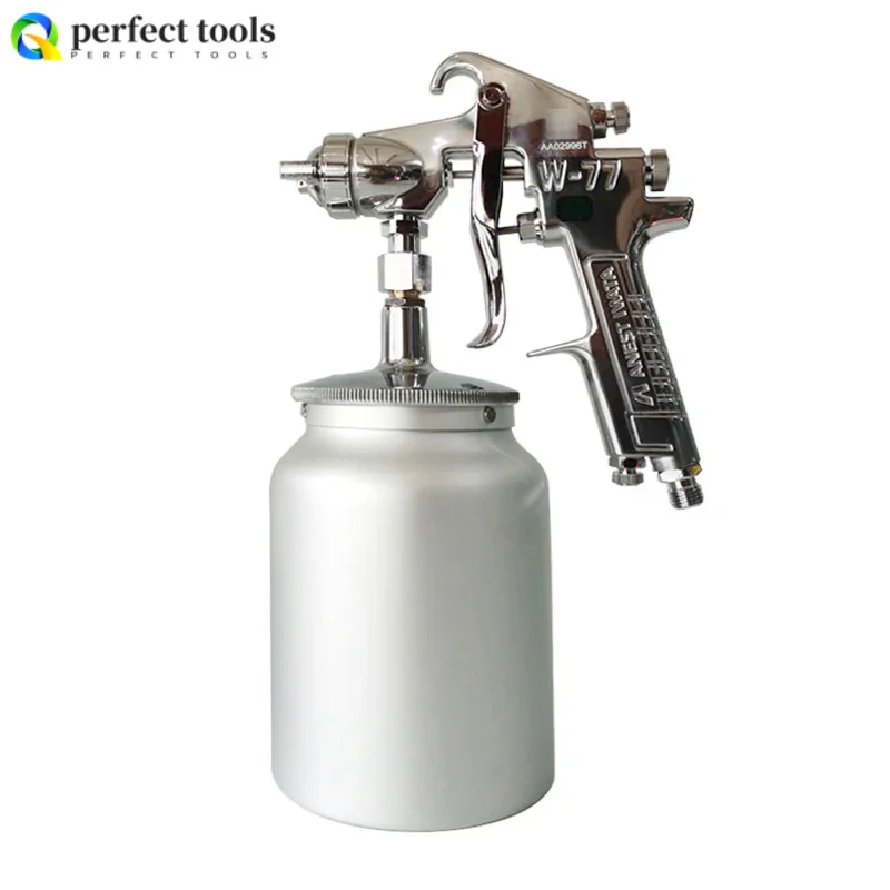 Japan Iwata Spray Gun W-77 Car Paint Primer Spraying Under The Tank 2.0/2.5 Nozzle High Atomization