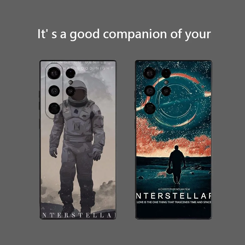 

I-Interstellar Movie Phone Case For Samsung Galaxy S25 Ultra S22 S23 S24 Ultra S21 S20 5G Protective Soft Silicone TPU Funda