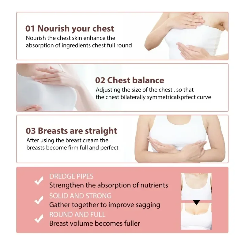 Women Breast Enhancement Mask Bust improve for Anti Sagging Lifting Firming moisturizing massage plumping breast care cream