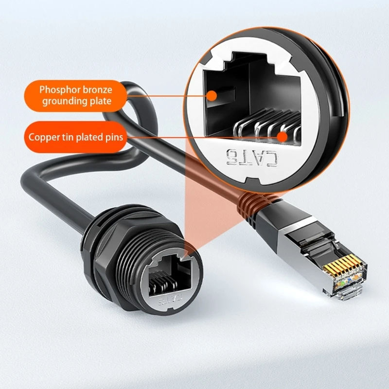 Gigabit Speed ​​RJ45 Conector cable redes Improteo para entorno duro K1KF