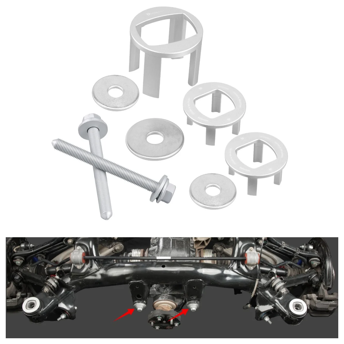 

Rear Differential Mount Insert Kit For BMW E82 E87 E88 E81 E90 E92 E91 E93 2005-2013