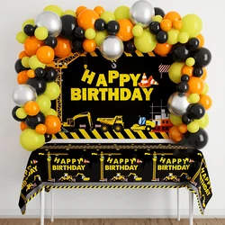 Architectural Theme Orange Yellow Black Latex Balloon Arch Kit, Birthday Party, baby shower decorations bachelorette party