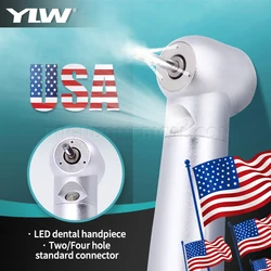 LED Dental Handpiece High Speed Push Button 3 Water Spray Light Ceramic Bearings Dentistry Tips Air Turbine High Rotation Pens