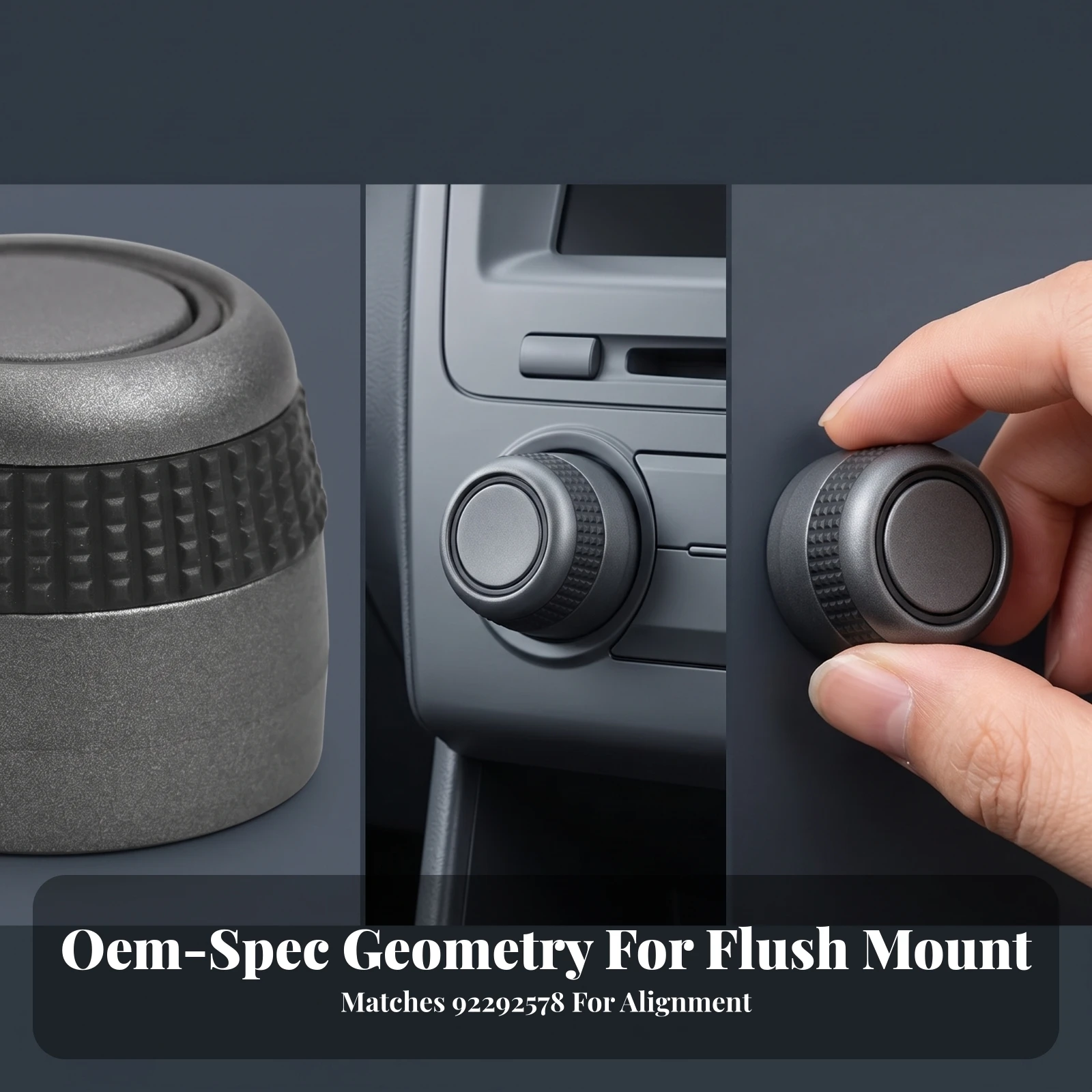 Radio Volume Switch Control Knob Sleek Volume Control Knob Replacement Part Textured Matte for Car Owners