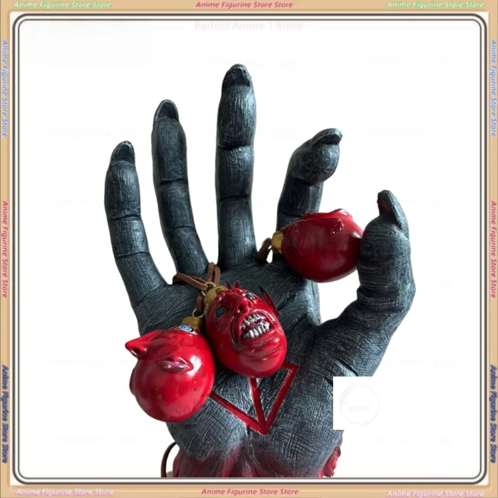 

Дьявол правая рука Рампаж Череп Руна Сумасшедший Бог Смерть Ремесло из смолы Берсерк Behelit Egg Of King Косплей Ожерелье Модель Игрушки Декор