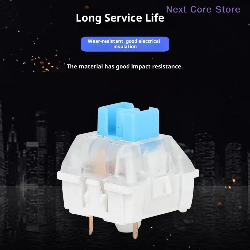[NC]50Pcs Keyboard Switch Keyboard Clicker Key Replacement 3 Pin Tactile Switch Plastic For Electrical Equipment Tools[NC]