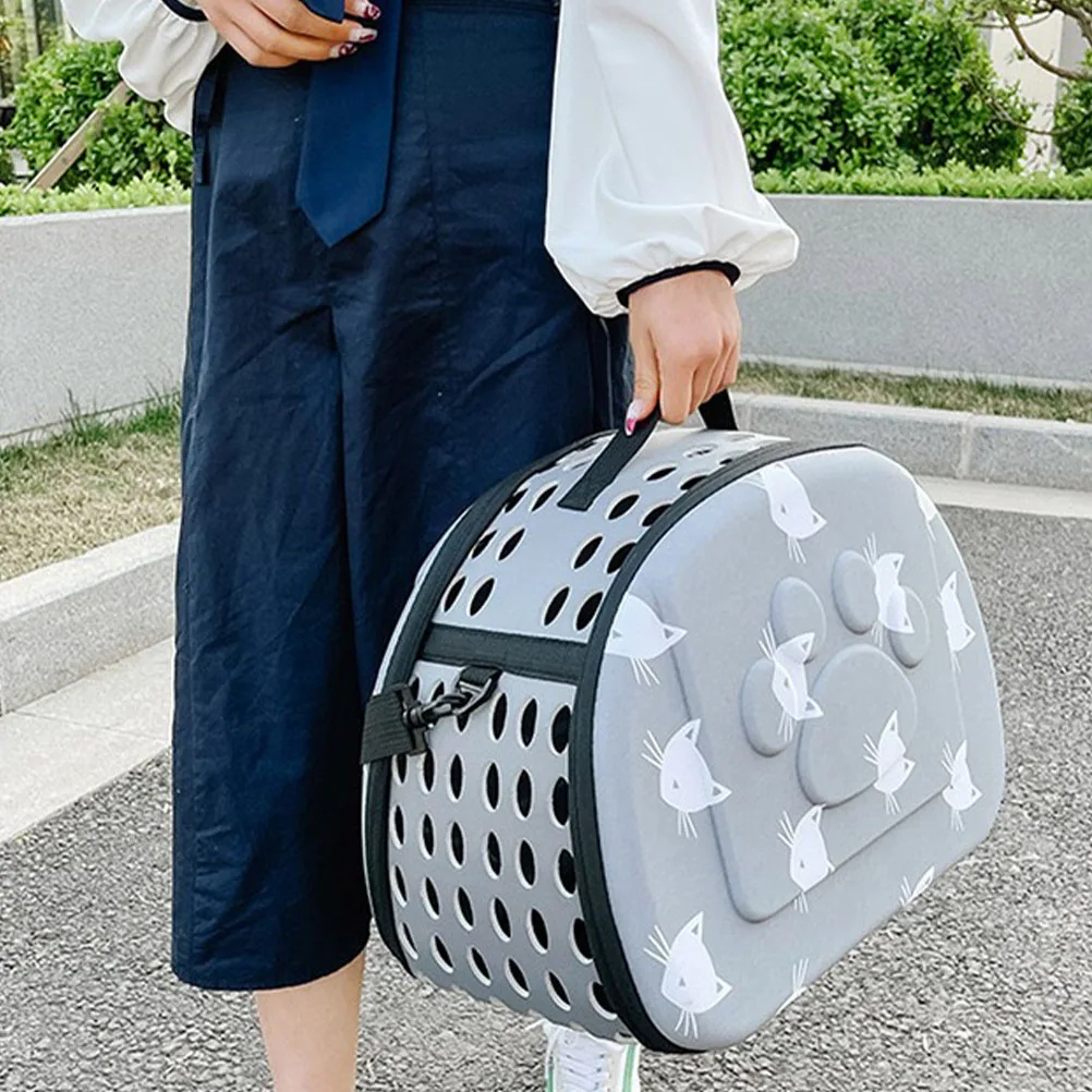 

Pet Carrier Backpack Large Lightweight Travel Outdoor Breathable Cat Bag Durable EVA Practical Pet Supplies Adjustable Shoulder