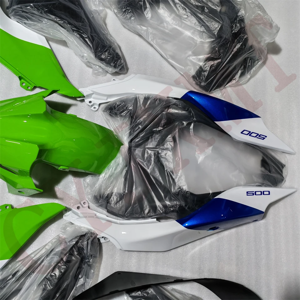 ABS دراجة نارية كامل الجسم Fairings لكاواساكي نينجا EX 500 2024 2025 موتو الهدايا المجمعة EX500 Ninja500 24 25 غطاء خزان الجسم #6