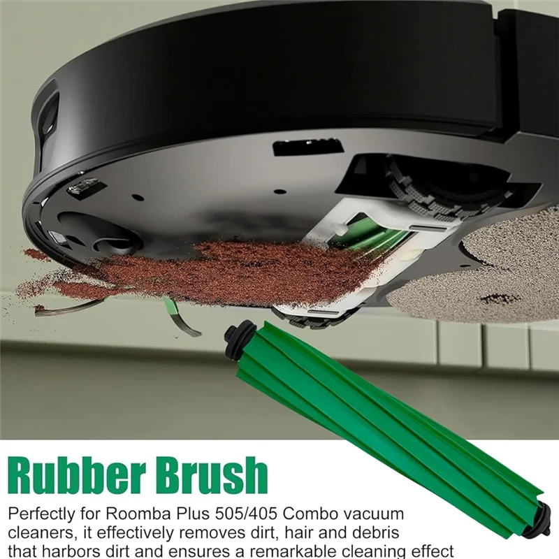 Per Irobot Roomba Plus 505/405 Combo Robot Aspirapolvere Spazzola Filtro HEPA Mop Panno Sacchetto per la Polvere Kit di Sostituzione (16 PZ) Spare-A58E