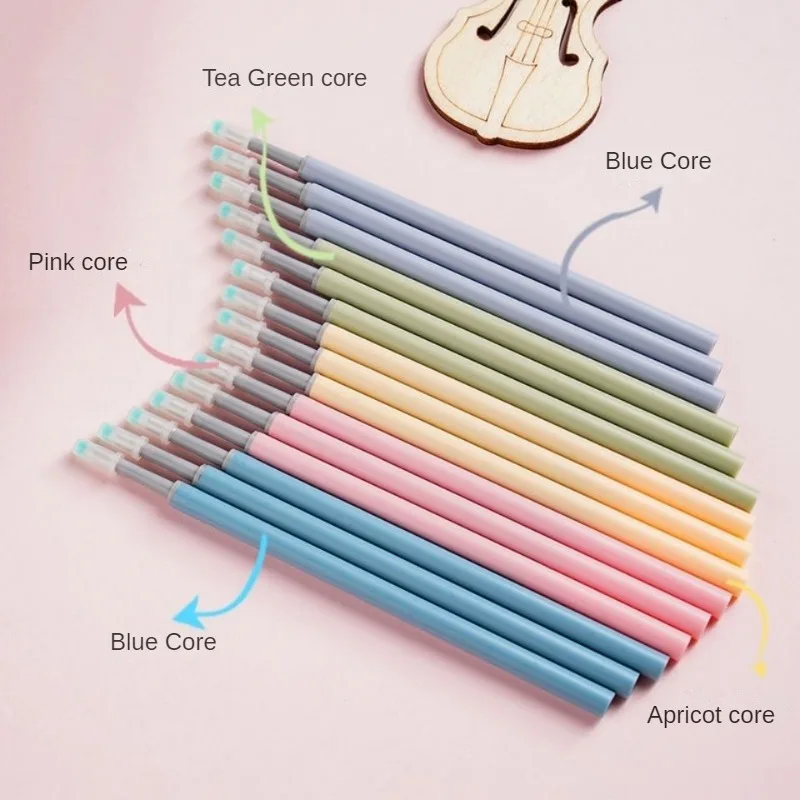 

20PCS Neutral Pen Refill Push Type Black 0.5mm Roller Ball Bullet Nose Water Based Replacement Core Office Supplies