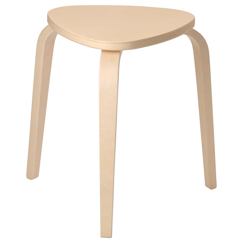 مومو الشمال بسيط Bentwood الثلاثي البراز الطعام البراز تكويم مقعد صغير الملونة البراز Xuler المنزل الكبار شرفة البراز