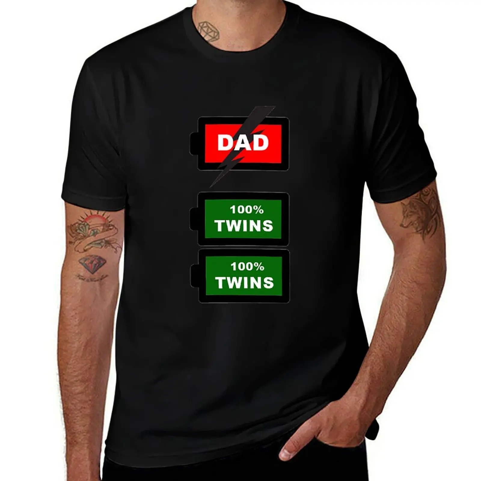 Twins Gifts - Twin Onesies - Twin Outfits - Parents Of Twins New Twins Boys New Twin Girls T-Shirt Modern Style Print T-Shirt