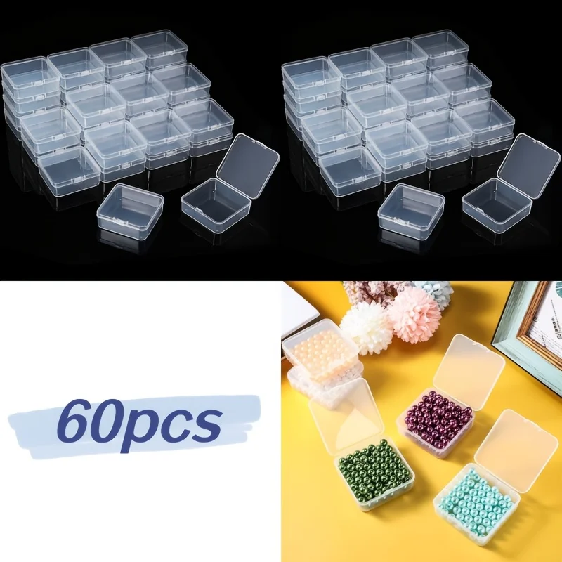 Portable Storage Boxes for Jewelry Durable Containers with Hinged Lids Ideal for Organizing