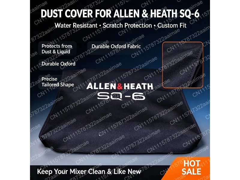 Dust Cover for Professional Audio DJ Console Mixer Controller SQ6