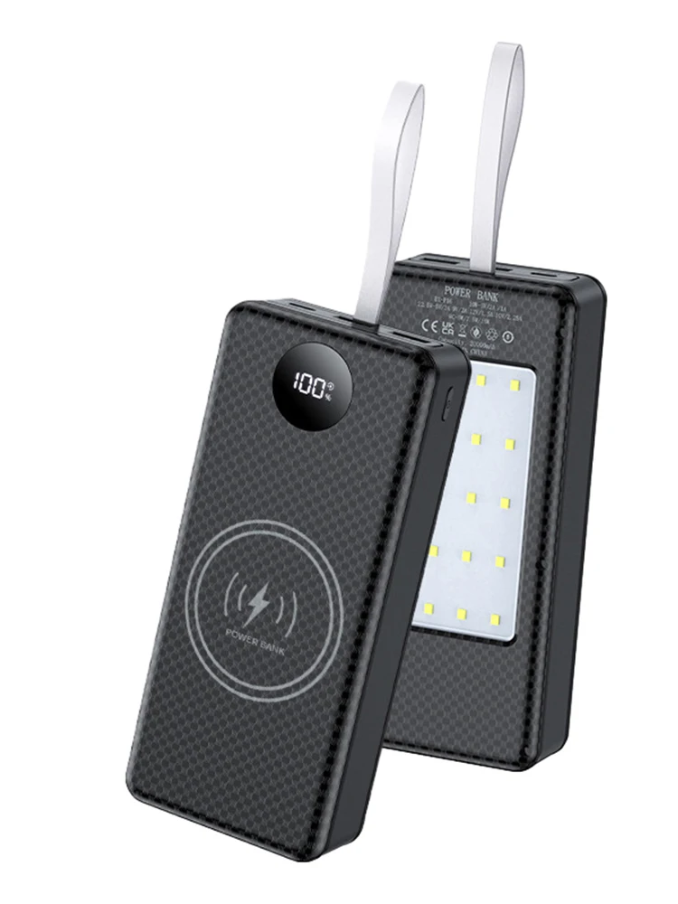 16*18650 Powerbank-Gehäuse Mobile Powerbank-Zellenbatterie-Halterbox 22,5W+15W Batterie-Schnellladegerät Typ-C und USB – Detail 13