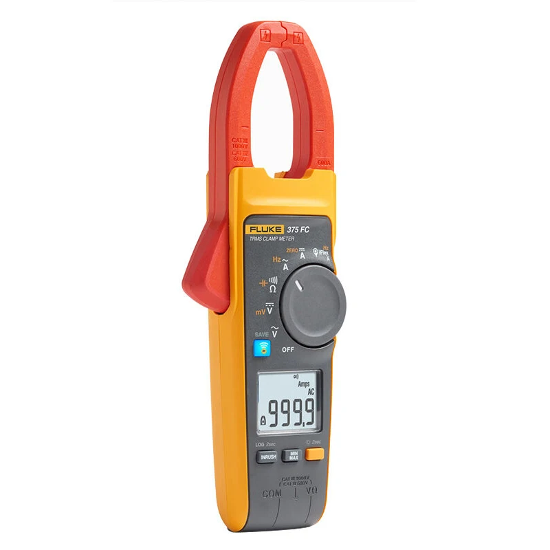 FLUKE 375 375FC RMS AC/DC Clamp Meter ,600 A AC and DC Current Measurement 1000 V AC and DC Voltage Measurement