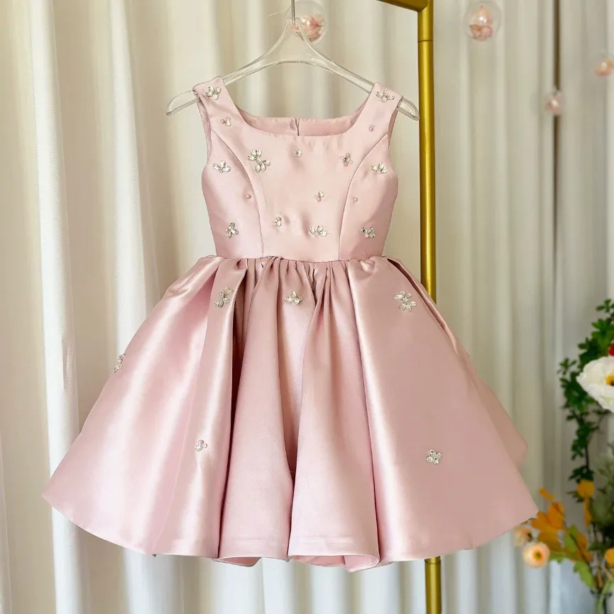 

Birthday Baptism Party Girls Dresses A4399 Kids Graduation Dress Summer Boutique Kids Clothing Catwalk Wedding