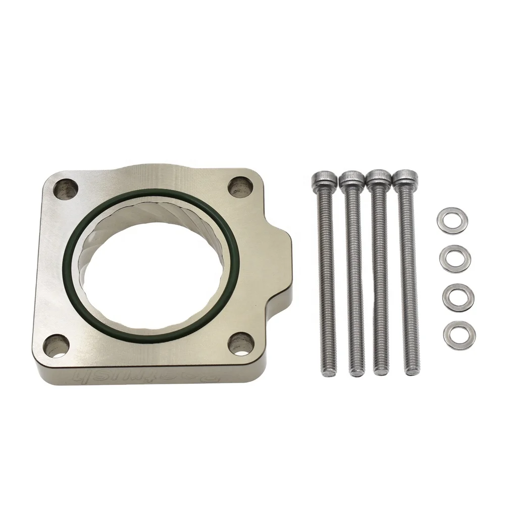 

CUSTOM CNC Aluminum 50mm Throttle Body Spacer For Mitsubishi Lancer 1.6L Intake Manifold Adapter