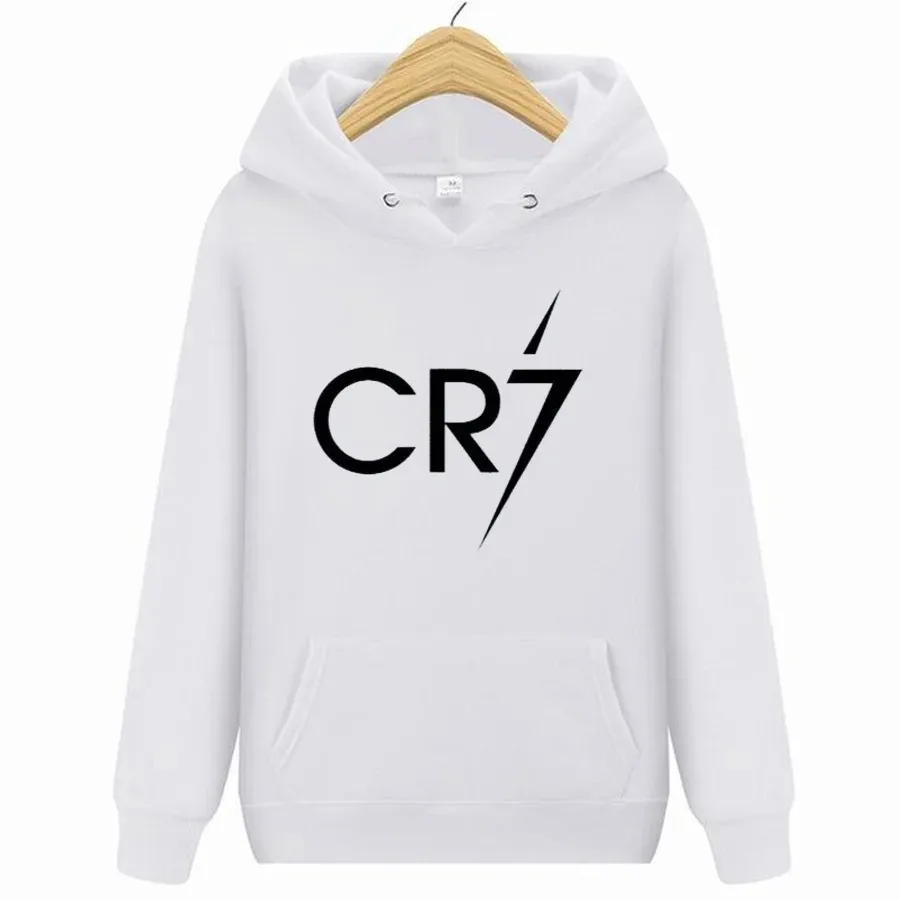 Cristiano Ronaldo Hoodie CR7 Print Streetwear Football Star Men Women Fashion Sweatshirts Hoodies Tops Pullovers Streetwear