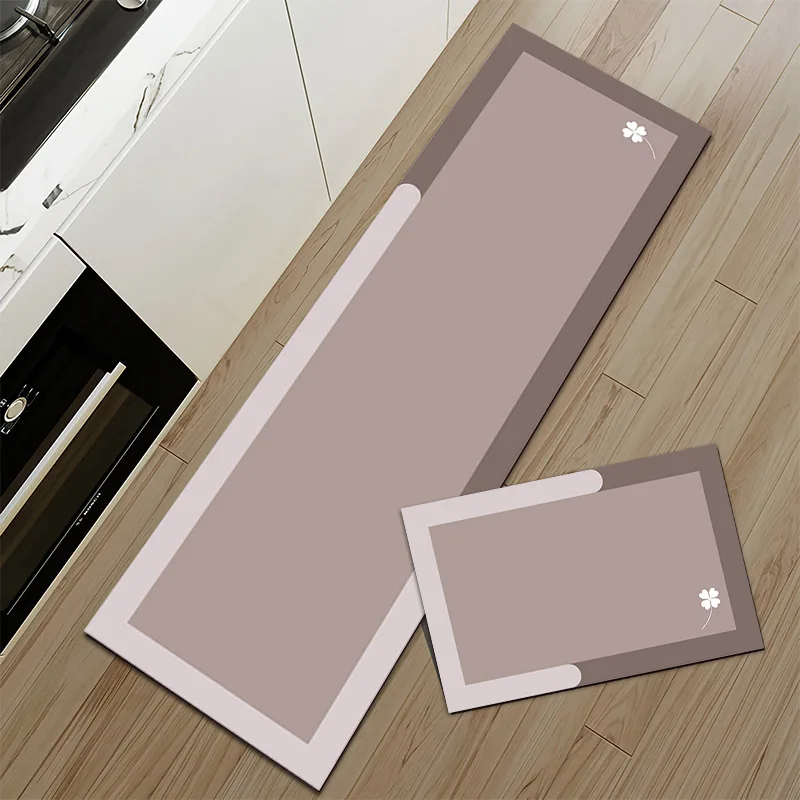 VIKAMA 1 PC Kitchen floor mat, no wash, erasable, absorbent, oil proof,anti slip foot mat, new diatomaceous earth soft floor mat
