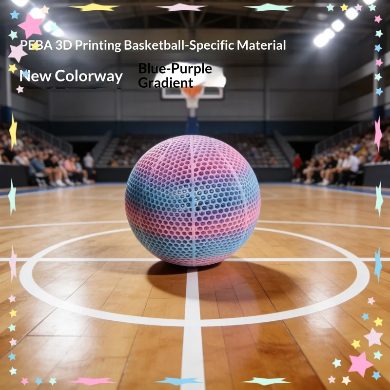 3D Printed Basketball HighElasticity No Need To Inflate Hollow Design For Indoor And Outdoor Wearable 7 5 3 Size Sports Toy Ball