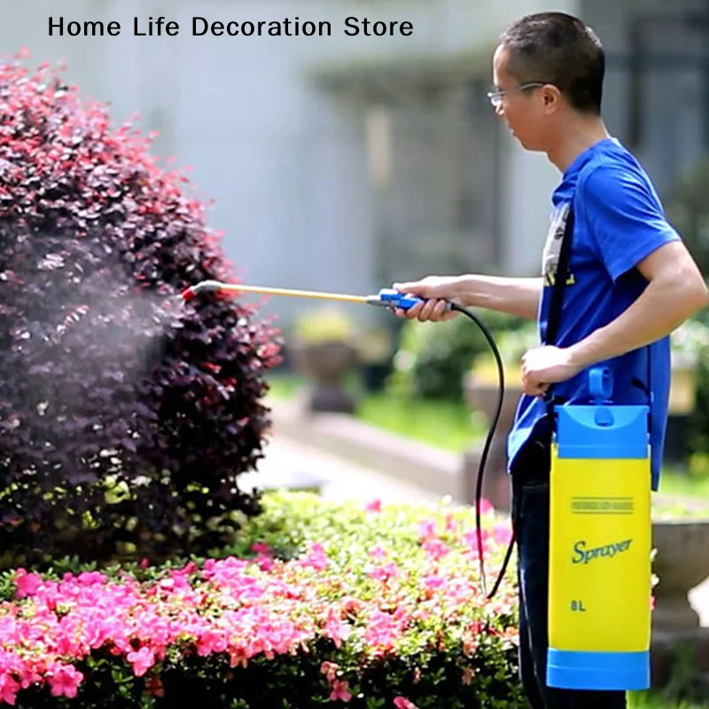 【TG】1pcs Adjustable 3L/5L/8L Trigger Sprayer Handle Home Garden Weed Pest Control Sprayer Switch Head