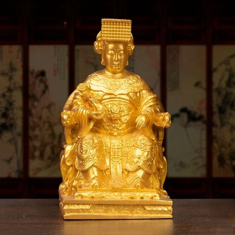 Mazu Statue Worship Meizhou Island Sea Goddessfor Home Heavenly Mother and Empress Statue Ornament