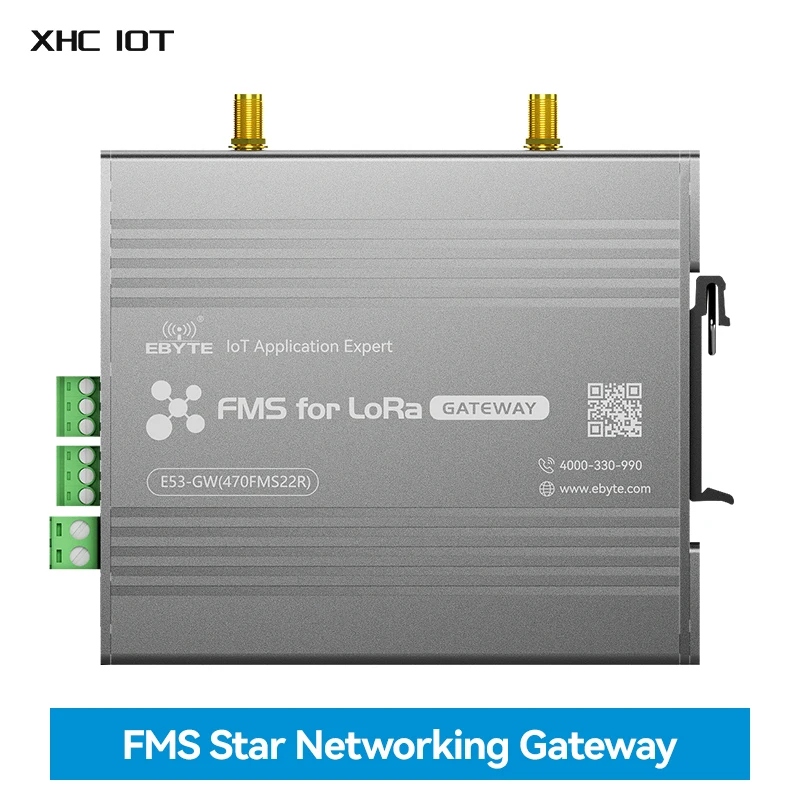 

FMS System Gateway Equipment 22dBm 3Km XHCIOT E53-GW(470FMS22R) Star Networking Remote Configuration Self-Organising Networking