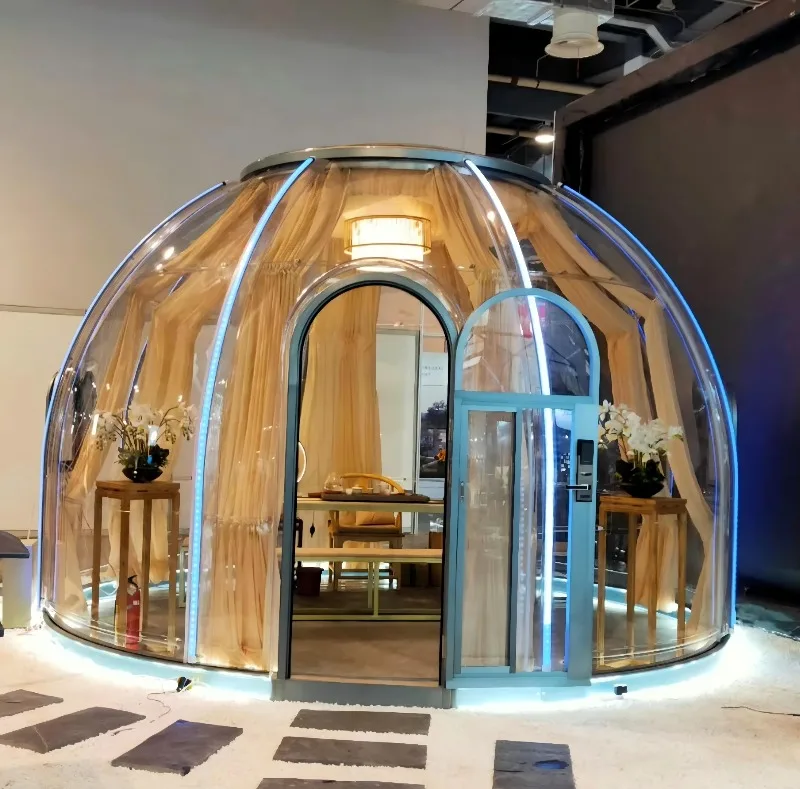 

Customizable Transparent PC Star Bubble House 360 Degrees Hotel Dome House Tent Polycarbonate Starry Sky Camping Dome Tent