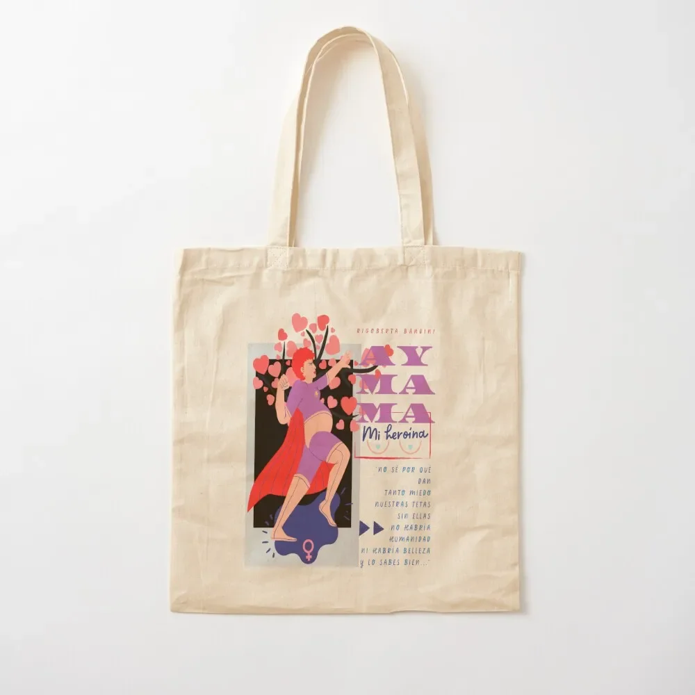 Ow mom!. Female empowerment poster. Tote Bag shopper bags for women tote bag screen large size bags custom tote bag