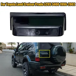 81270-60280 Car Tailgate Door Handle Rear License Plate Lamp Assy Frame For Toyota Land Cruiser Prado LC95 3400 1996-2002