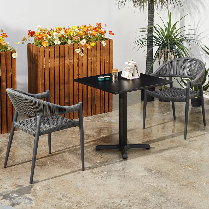 

Настраиваемые высококачественные столы и стулья для сада на вилле и дворе для отдыха на балконе, стулья из ротанга