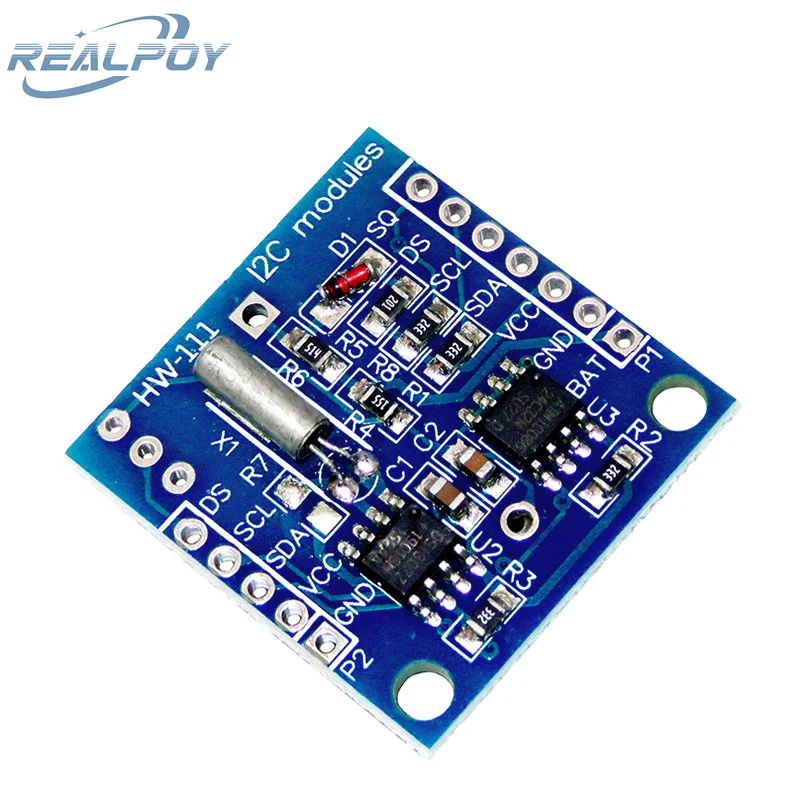 I2C RTC DS1307 AT24C32 وحدة الساعة في الوقت الحقيقي لوحدات AVR ARM PIC الصغيرة RTC I2C الذاكرة DS1307 على مدار الساعة