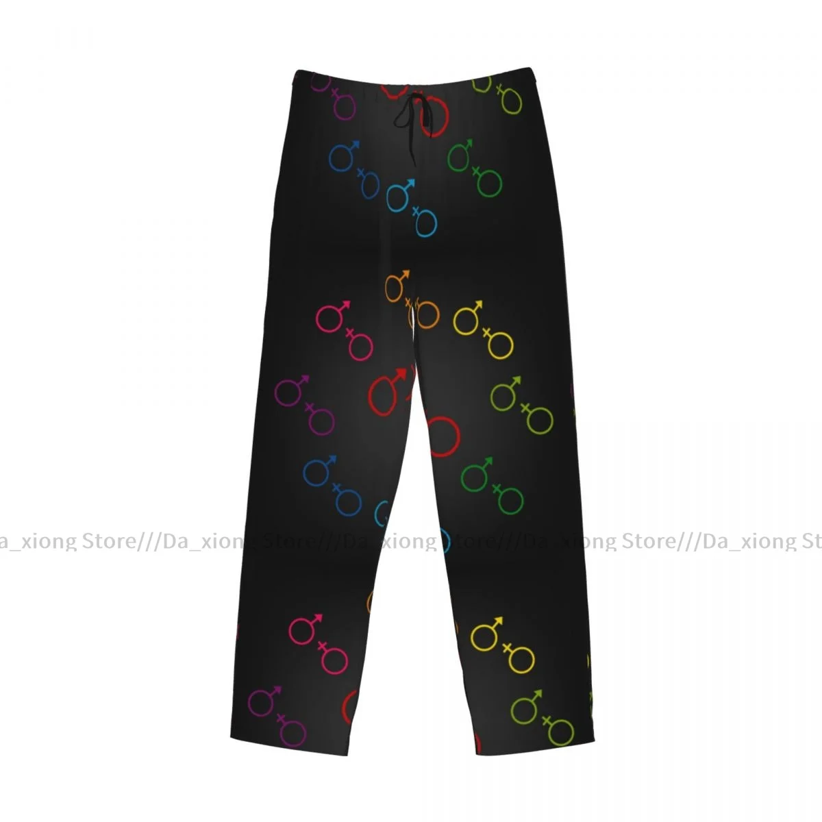 Men's Sleepwear Loose Sleep Pants Pajamas Colorful Sex Symbol Long Lounge Bottoms Casual Homewear