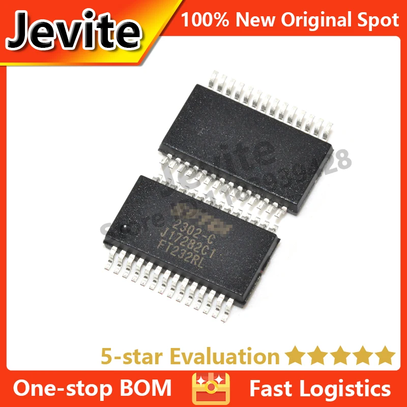 

Jevite 100% New Original electronics Controller USB UART IC 10-50 units/lote FT232RL FT232RL-REEL SOP-28