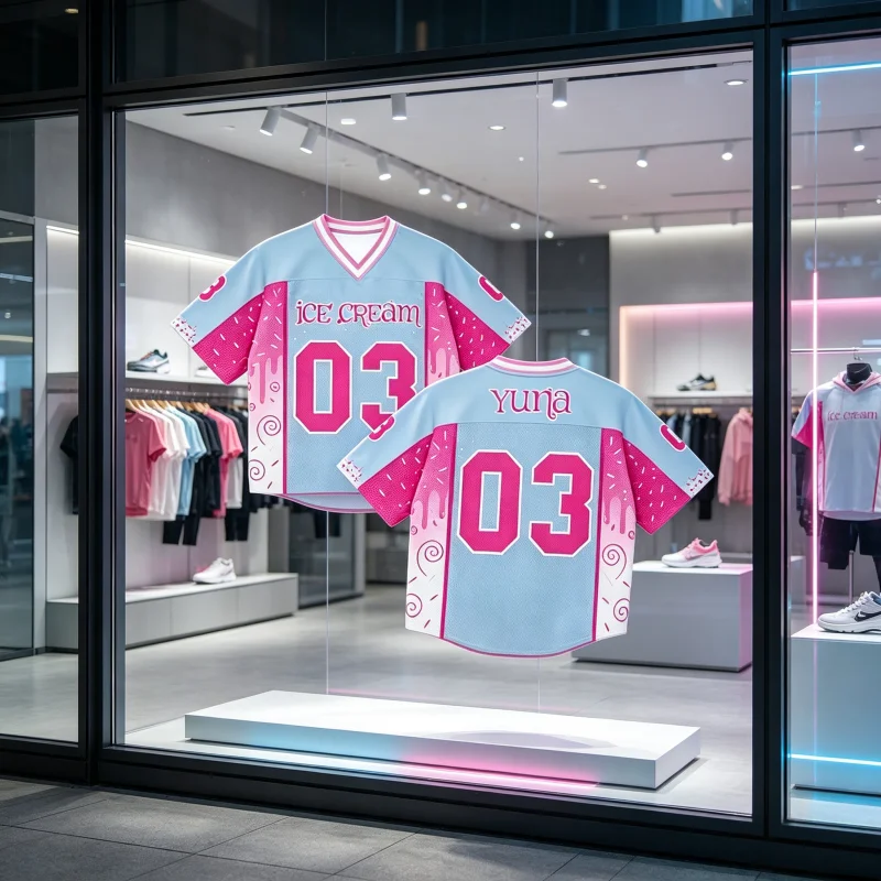 2026 Summer New Kpop Fans Yuna ITZY Ice Cream Album Jersey Sports Men's and Women's Short Sleeve T-shirt Tops Family Kids Tees