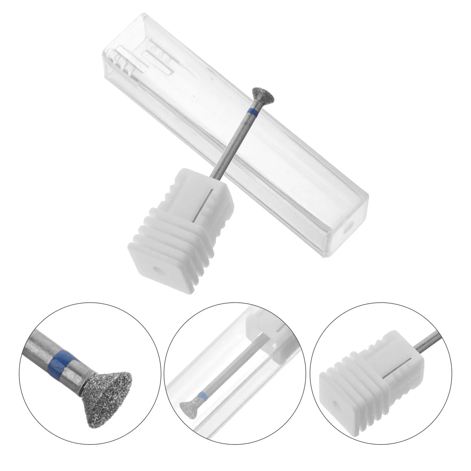 رأس طحن وتلميع مانيكير لقم الأظافر وإزالة البشرة وإكسسوارات أدوات الصالونات للاستخدام المتين وعملي وسهل التشغيل